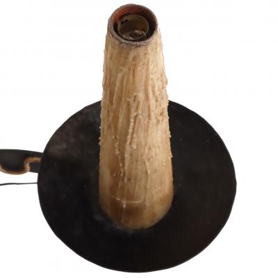 A set of 4 French large Gothic style iron wall sconces C 1950 