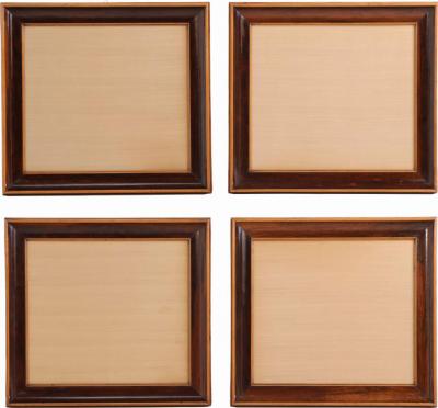 A set of 4 Italian rosewood and maple picture or mirror frames C 1900 