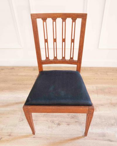 A set of 6 period Gustavian Scandinavian Chairs