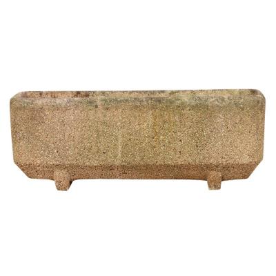 A set of Four French Modernist cast stone planters C 1960 