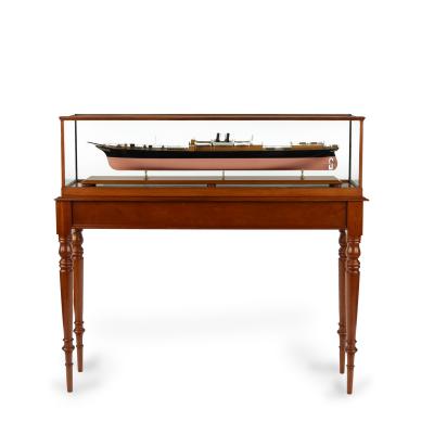 A shipyard model of the liner Nippon Moru dated 1898