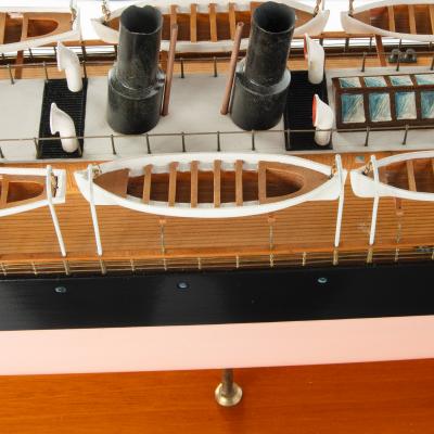 A shipyard model of the liner Nippon Moru dated 1898