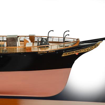 A shipyard model of the liner Nippon Moru dated 1898