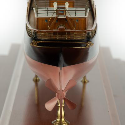 A shipyard model of the liner Nippon Moru dated 1898