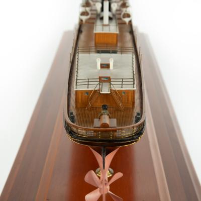 A shipyard model of the liner Nippon Moru dated 1898