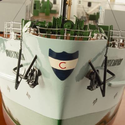 A shipyard model of the survey and site investigation ship M V Whitehorn