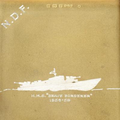 A silver cheroot case from MTB Brave Borderer 