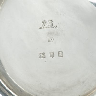 A silver presentation bowl by Mappin and Webb presented to Lionel de Rothschild