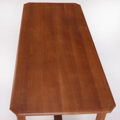 A simple French oak farm table C 1960 