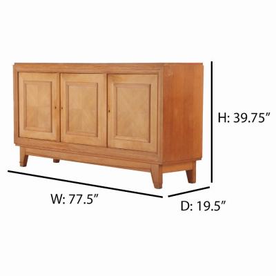 A simple and elegant French oak sideboard C 1940 