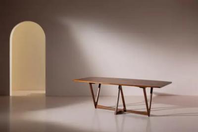 A solid teak Italian mid century dining table 1950s