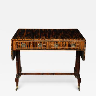 A striking Regency coromandel sofa table