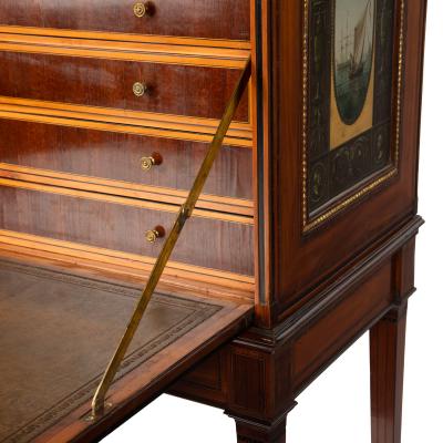 A unique late Georgian satinwood collector s cabinet