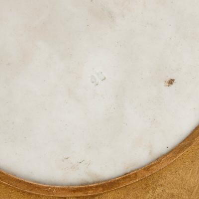 A very fine gilt bronze cloisonn enamel and porcelain holy water stoup