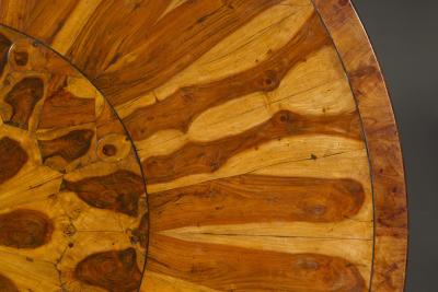 A very rare large regency laburnum center or breakfast table