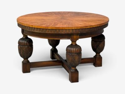 AB Slutarps M belindustri Swedish Grace Coffee Table Mahogany Sweden 1930s