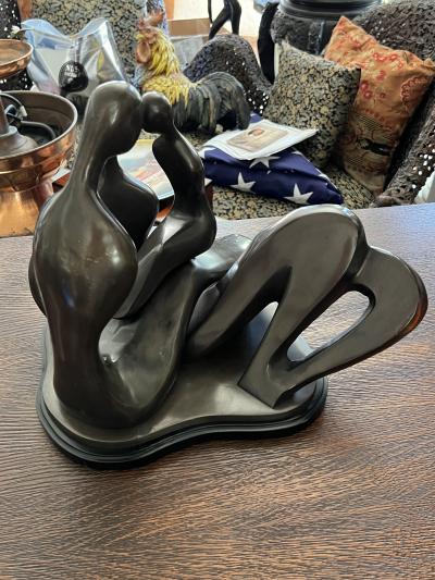 ABSTRACT MODERNIST FIGURAL BRONZE