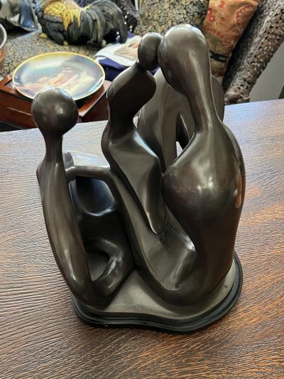 ABSTRACT MODERNIST FIGURAL BRONZE