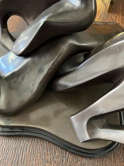 ABSTRACT MODERNIST FIGURAL BRONZE