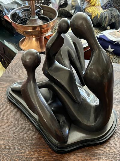 ABSTRACT MODERNIST FIGURAL BRONZE