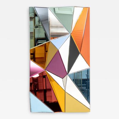 ABSTRACT MULTI COLOR MIRROR BY OLIVIER DE SCHRIJVER