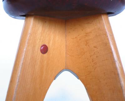 ADAM Stegner Pair of Modernist Bentwood Adam Stegner Childrens Chairs Pagho 1960s