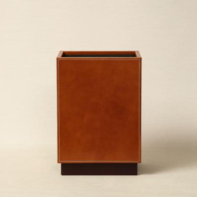 AERO Leather Paper Bin