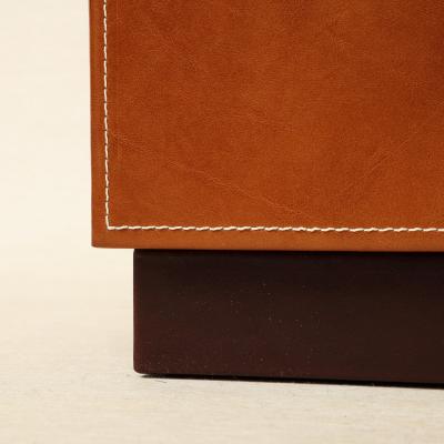 AERO Leather Paper Bin