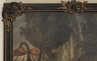 AFTER THE HUNT A POINTER A LURCHER AND A BAG OF GAME