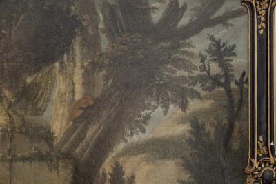 AFTER THE HUNT A POINTER A LURCHER AND A BAG OF GAME