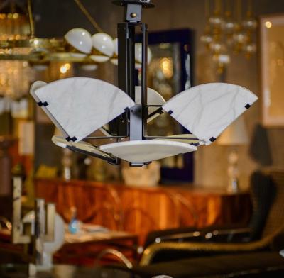 ALABASTER PETAL CHANDELIER