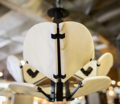 ALABASTER PETAL CHANDELIER