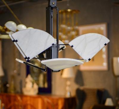 ALABASTER PETAL CHANDELIER