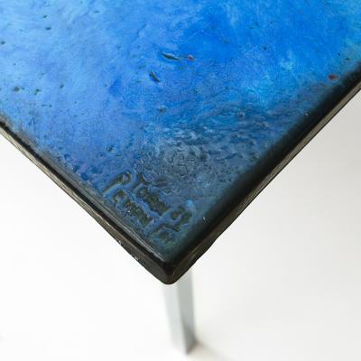 ALGOT P TORNEMAN ALGOT T RNEMAN ENAMELED COFFEE TABLE FOR NORDISKA KOMPANIET SWEDEN 1960