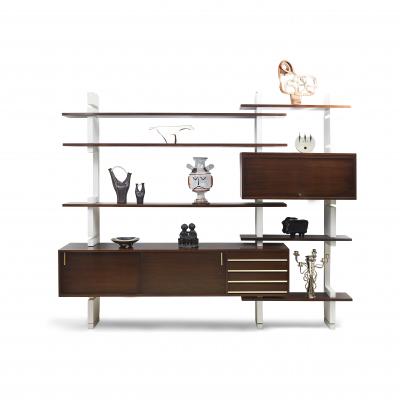 AMMA Large Mid Century Italian modulable shelving unit 