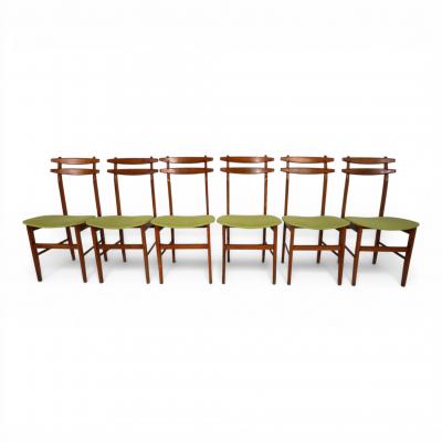 AMMA Set of 6 dining chairs by Amma Torino 1960