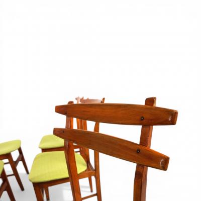 AMMA Set of 6 dining chairs by Amma Torino 1960