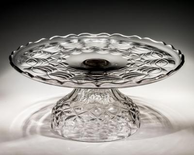 AN EXCEPTIONAL FLAT CUT LAZY SUSAN