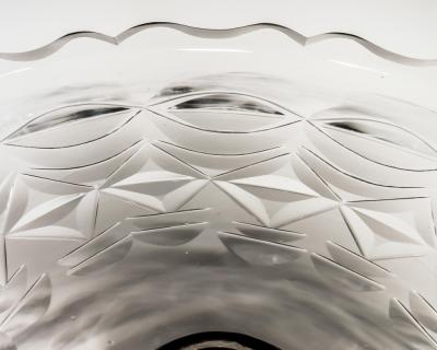 AN EXCEPTIONAL FLAT CUT LAZY SUSAN