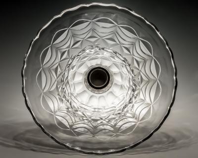 AN EXCEPTIONAL FLAT CUT LAZY SUSAN