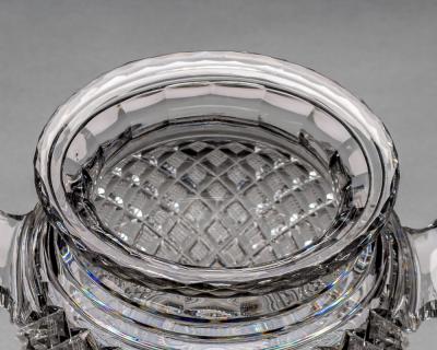 AN EXCEPTIONAL PAIR OF REGENCY CUT GLASS ICE BUCKETS