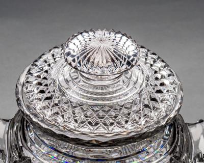 AN EXCEPTIONAL PAIR OF REGENCY CUT GLASS ICE BUCKETS
