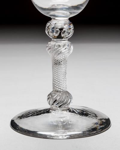 AN EXCEPTIONALLY LARGE COMPOSITE STEM GOBLET