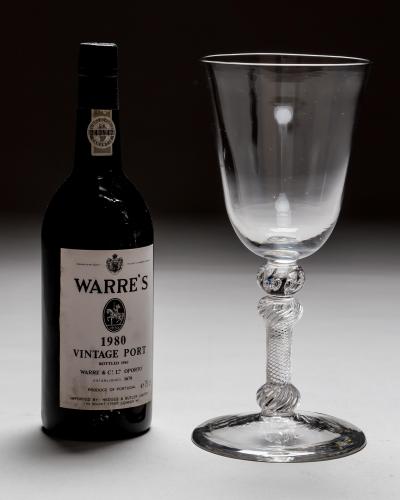 AN EXCEPTIONALLY LARGE COMPOSITE STEM GOBLET