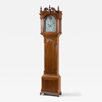 AN IMPORTANT BLOCK AND SHELL CHIPPENDALE TALL CASE CLOCK