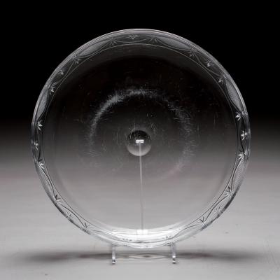 AN IRISH CUT GLASS CENTREPIECE BOWL