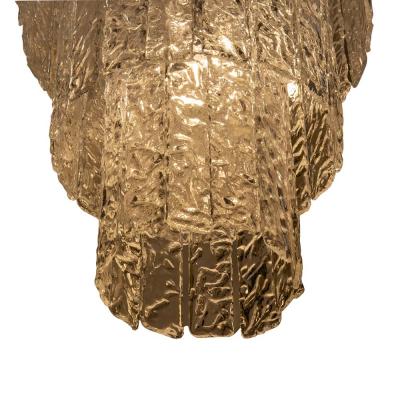 AN LARGE AND LONG MURANO CEILING LIGHT