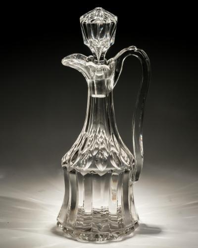 AN UNUSUAL EARLY VICTORIAN CLARET JUG