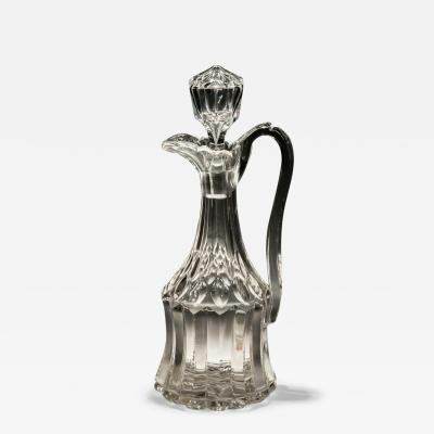 AN UNUSUAL EARLY VICTORIAN CLARET JUG