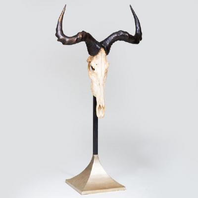 ANTELOPE HUNTING TROPHY MOUNTED ON A ZINC STAND 